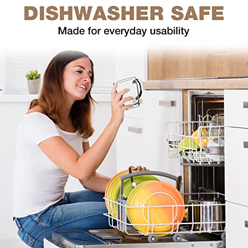 Eparé Clear Glass Coffee Mugs Set of 2