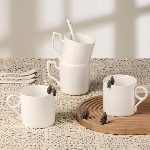 Kyrkyr Minimalist Fine Bone China Mug Set