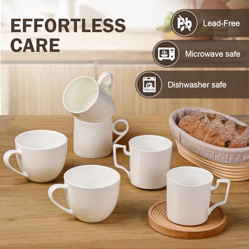 Kyrkyr Minimalist Fine Bone China Mug Set