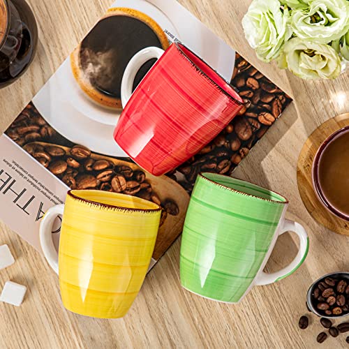 Vancasso Bonita 12 Oz Ceramic Coffee Mug Set