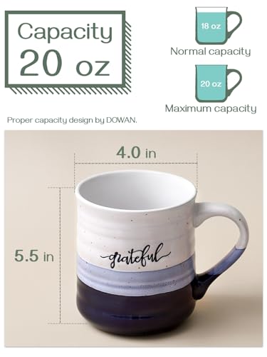 Blessed & Grateful Ceramic Coffee Mug Set