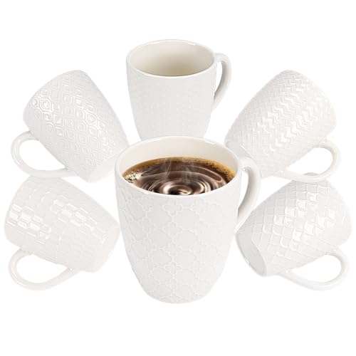 Hoikwo Cream White Coffee Mug Set of 6