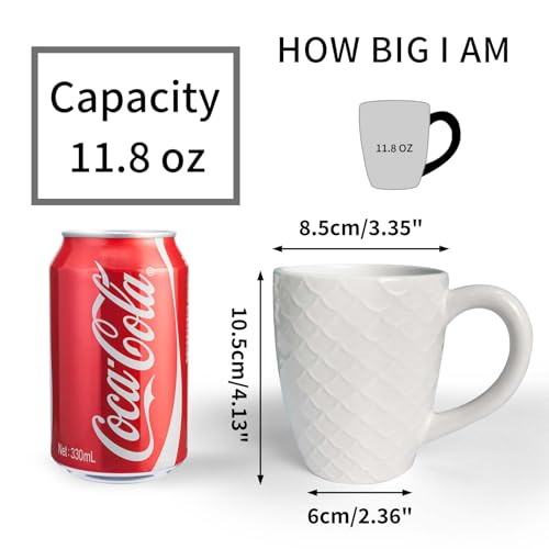 Hoikwo Cream White Coffee Mug Set of 6