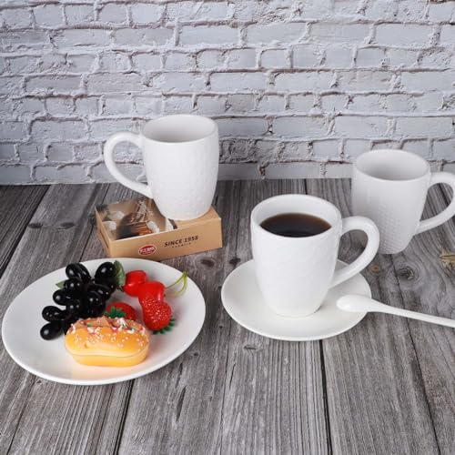 Hoikwo Cream White Coffee Mug Set of 6