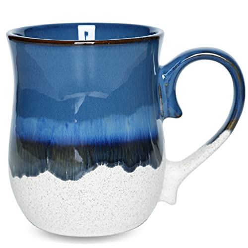 Bosmarlin 20 Oz Deep Blue Ceramic Mug