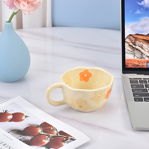 Koythin Creative Flower Ceramic Coffee Mug 250ml