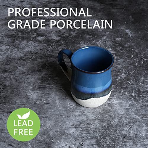 Bosmarlin 20 Oz Deep Blue Ceramic Mug