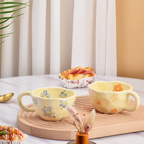 Koythin Creative Flower Ceramic Coffee Mug 250ml