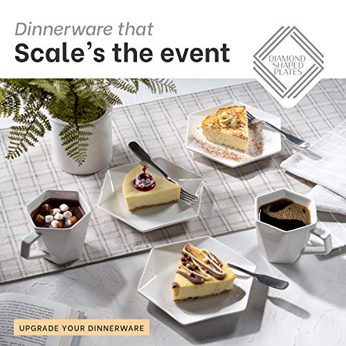 MITBAK 6-Pack Ceramic Coffee Mug Set (14-Ounce) White Coffee Mugs Suitable For Coffee, Tea, Cappuccino And More| Large Mug Set with Handles| Dishwasher, Oven, Microwave Safe