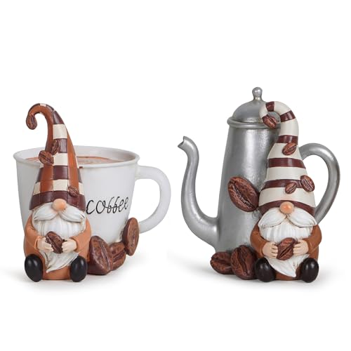 Gnome Coffee Bar Decor - 2PC Set