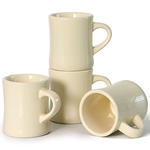 Set of 4 Ceramic Coffee and Tea Mugs