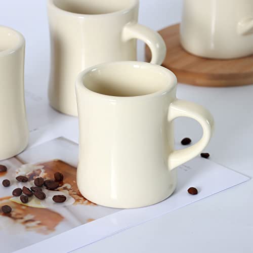 Set of 4 Ceramic Coffee and Tea Mugs