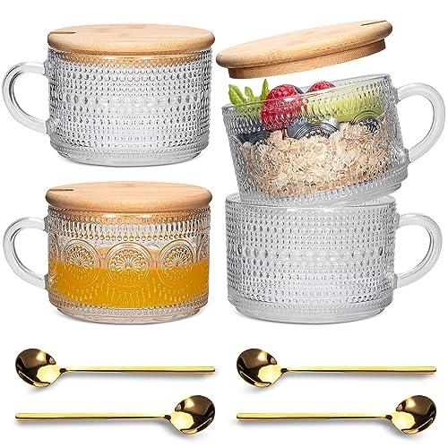 Vintage Glass Tea and Coffee Cups Set