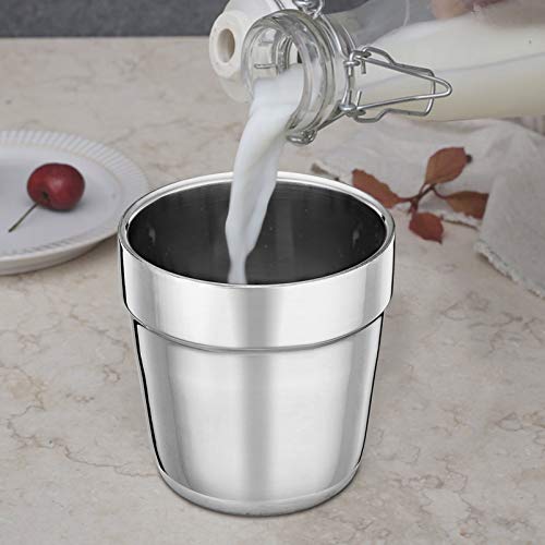 Double Wall Stainless Steel Espresso Mug Set of 4