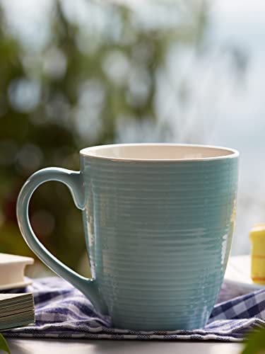 DOWAN 17 Oz Turquoise Coffee Mug Set