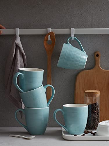 DOWAN 17 Oz Turquoise Coffee Mug Set
