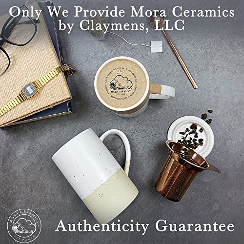 Mora Ceramics 12oz Infuser Tea Cup and Spoon