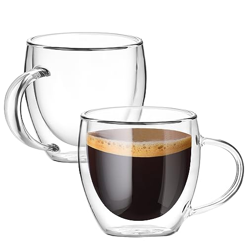 Elegant Double Wall Borosilicate Glass Coffee Mugs
