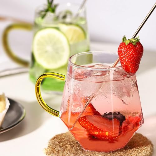 Clear Glass Espresso Cups Set of 2