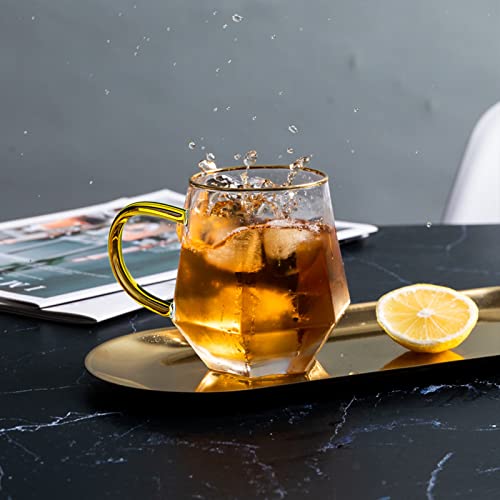 Clear Glass Espresso Cups Set of 2