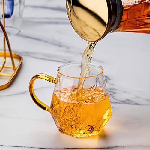 Clear Glass Espresso Cups Set of 2