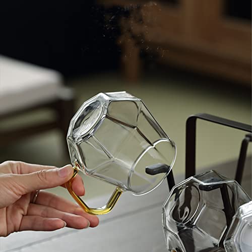 Clear Glass Espresso Cups Set of 2