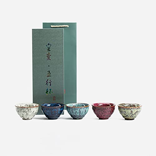 Elegant Ceramic Tea Cup Set for Kung Fu & Mate