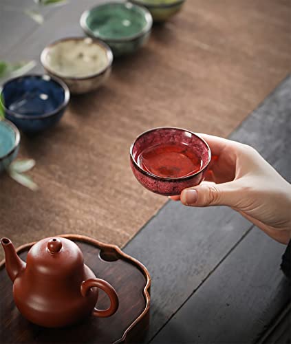Elegant Ceramic Tea Cup Set for Kung Fu & Mate