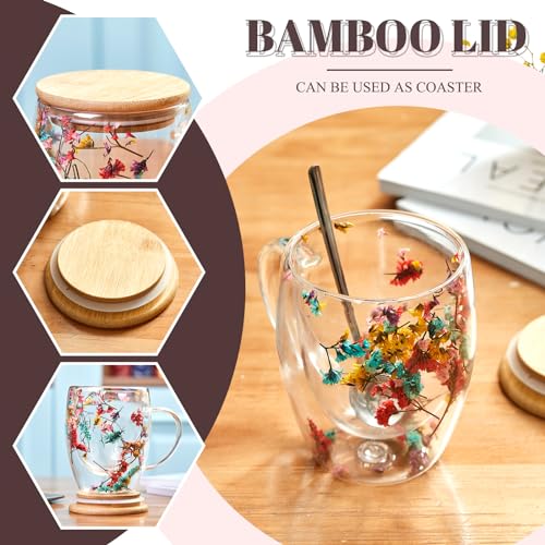 Stylish Double Wall Glass Coffee Mug Set