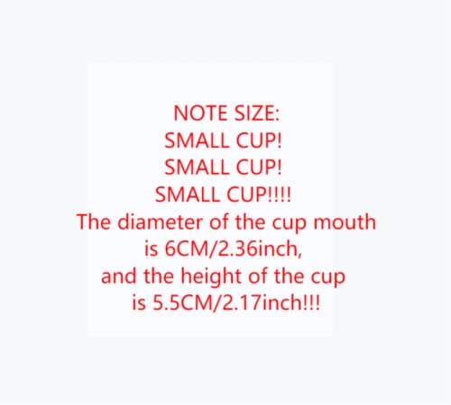 6-Pack Stainless Steel Espresso Cups for Camping