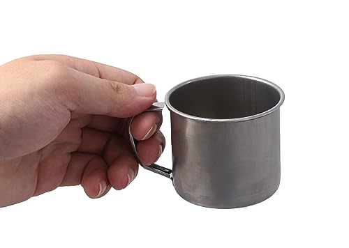 6-Pack Stainless Steel Espresso Cups for Camping