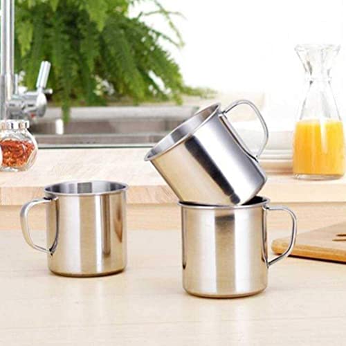 6-Pack Stainless Steel Espresso Cups for Camping