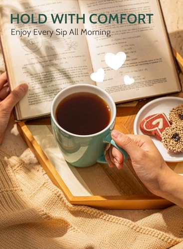 Colorful Porcelain Coffee Mugs Set of 6