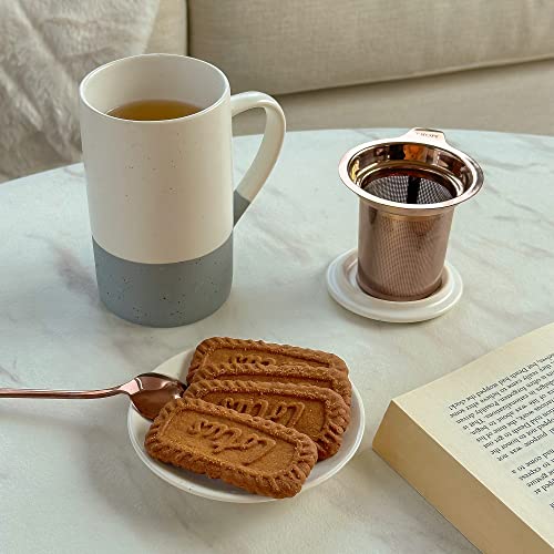 Mora Ceramics 12 oz Tea Cup with Infuser
