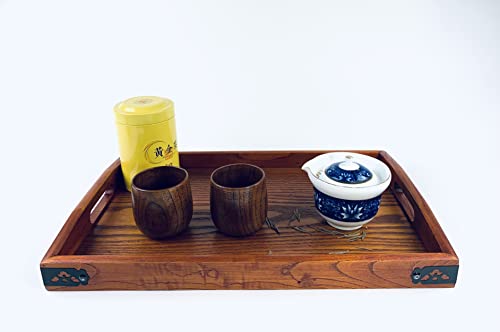 Japanese Zen Wooden Tea Cups - Set of 2