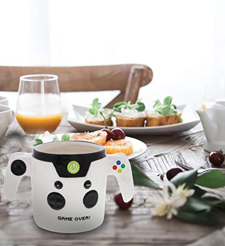 Game Over Controller Novelty Ceramic Coffee Mug-12.4 Oz