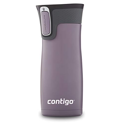 Contigo West Loop Stainless Steel Travel Mug with AUTOSEAL Lid, 16oz., Dark Plum