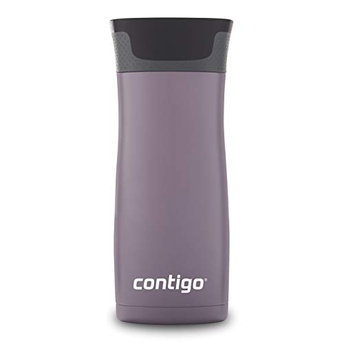 Contigo West Loop Stainless Steel Travel Mug with AUTOSEAL Lid, 16oz., Dark Plum