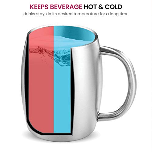 FineDine Insulated Stainless Steel Coffee Mug Set