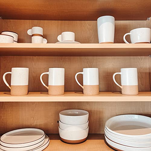 Mora Ceramics Rustic Matte Coffee Mug Set of 4