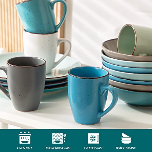 Vancasso Moda Colorful Ceramic Coffee Mug Set