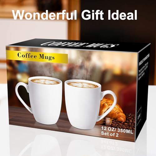 PARACITY Porcelain Coffee Mugs Set of Two