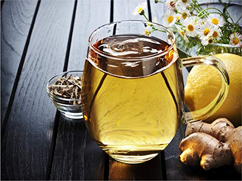 Elegant Clear Borosilicate Glass Tea Mug