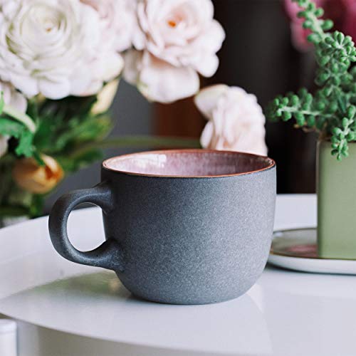 Ceramic Coffee Mug Set of 6, 14 oz