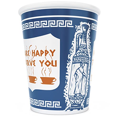 Ceramic 10-Ounce Cup: "Happy to Serve You