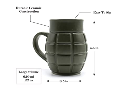 Caliber Gourmet Explosive Grenade Coffee Mug