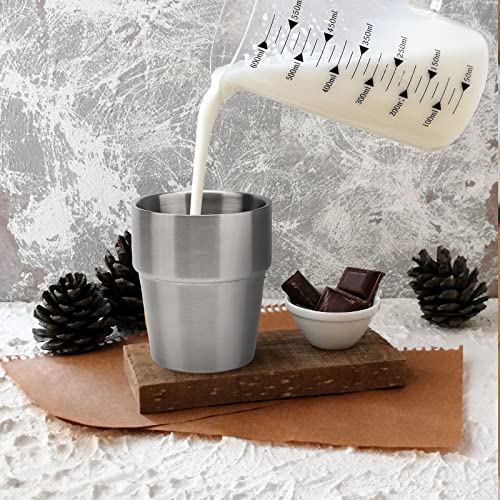 Beasea 10 oz Insulated Stainless Steel Cup Set