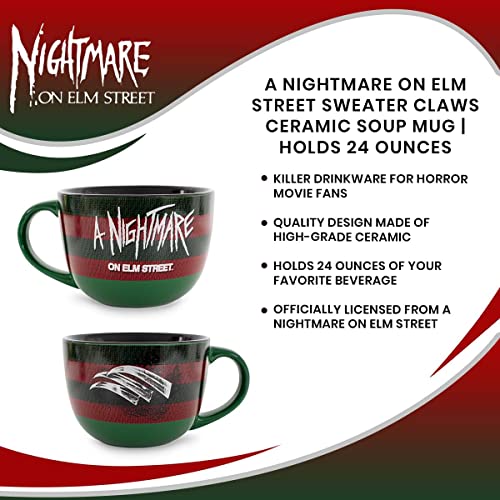 Freddy Krueger Ceramic Soup Mug - 24oz
