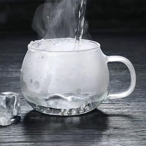 Clear Borosilicate Tea Cup with Steeper and Lid
