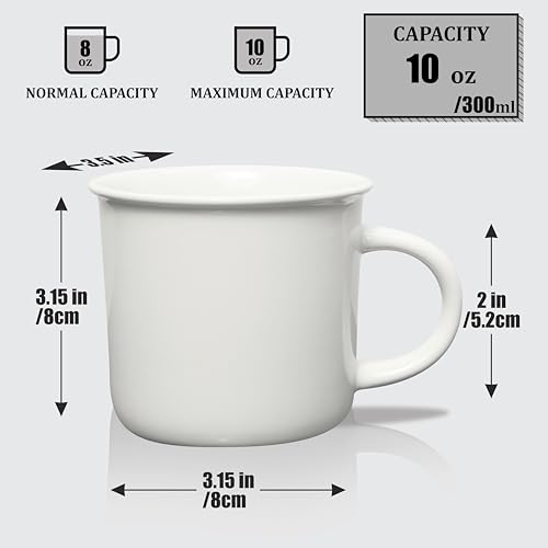 Acyhggi Set of 6 Modern Ceramic Mugs